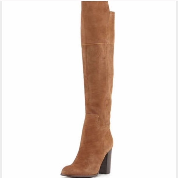 Pour La Victoire Suede Over the Knee Boots - Picture 1 of 6